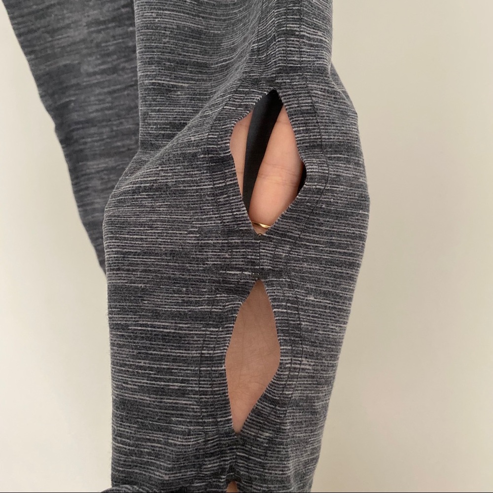 Aerie Chill. Play. Move. 3/4 Crop Gray Leggings - Picture 5 of 10